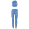 Women's Floral Print Yoga Set with Bra and Pants