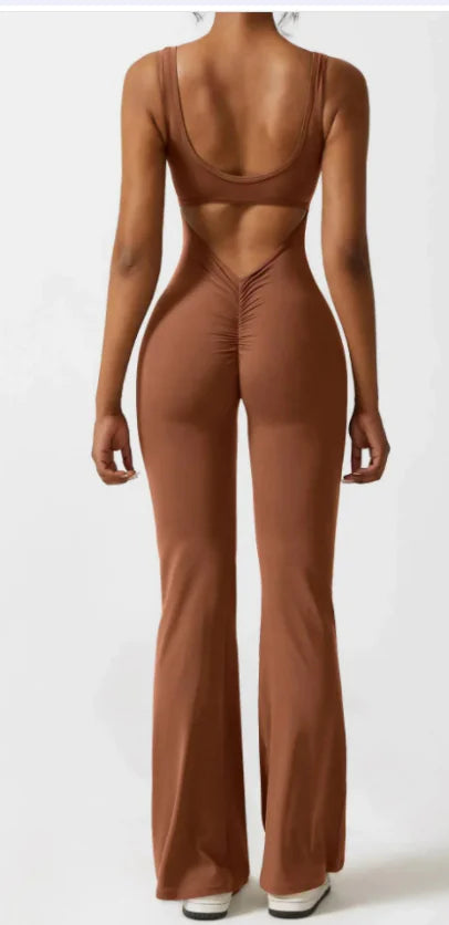 Seamless Hollow Yoga Bodysuit